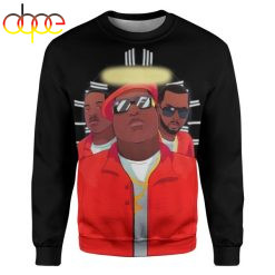 Alternative view of 3D SHIRT -Biggie Hip Hop 80s Vintage Custom Graphic High Quality Polyester Printful