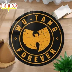 Wu-tang Clan Forever Logo Basic Round Carpet