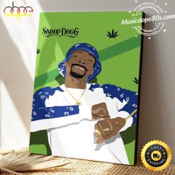 Snoop Dogg Illustration Artwork Hip Hop 90s Poster Canvas