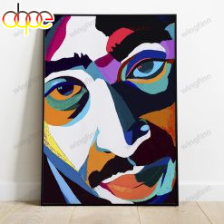 Tupac Shakur Pastels Poster Canvas