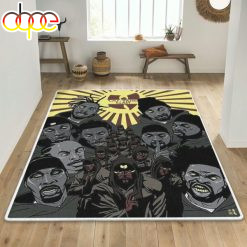 Wu-Tang Clan Group Shot Black & White Rug