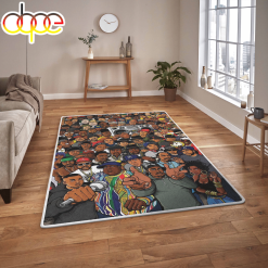 Alternative view of Music Hip Hop 90s Rug