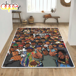 Music Hip Hop 90s Rug