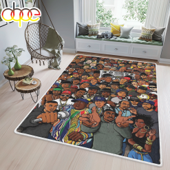 Music Hip Hop 90s Rug