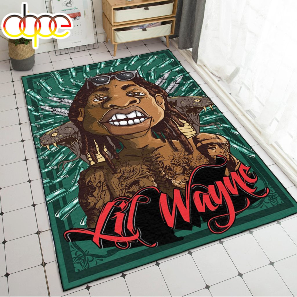 Hip Hop Rug Lil Wanye And Two Cobra Rug Hip Hop Rug