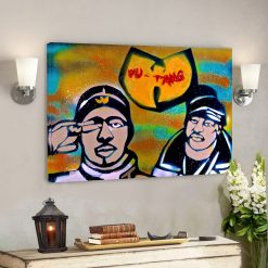 Wu-tang Clan Ol' Dirty Bastard and Ghostface Killah Fine Arts Poster Canvas