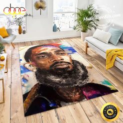 Nipsey Hussle Hiphop 90s Artwork Rug