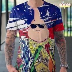 the notorious big x majin buu notorious buu 3d shirt all over print
