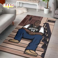Gangsta Rap Notorious Biggie Epic Monochrome Hip-hop Rug