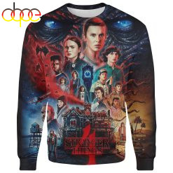 Stranger Things 4 Full Cast 3D Shirt All Over Print Stranger Things 4 Full Cast 3D Shirt All Over Print