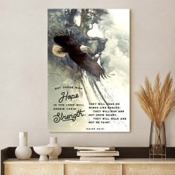 But Those Who Hope In The Lord Poster Canvas