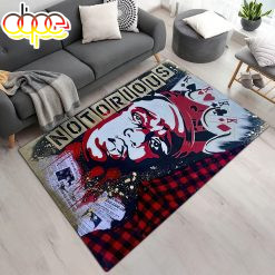Legendary Biggie Smalls Crown Red Card Rug
