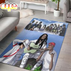Hip hop Music Rapper Star Rug Hiphop Rug