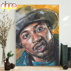 Ol' Dirty Bastard Paint Wall Art Poster Canvas