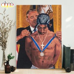 Tupac great 90s hip hop monument poster canvas