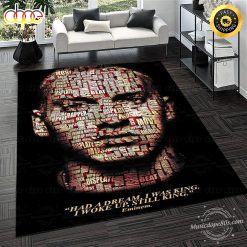 Eminem Quote: Had A Dream, I Was King, I Woke Up, still King Rug Carpet