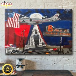 8 Mile Road Slim Shady Eminem Canvas Painting