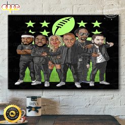 Hip-hop Stars Rapper Hiphop 90s Poster Canvas