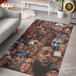 Gangsta Rap Artists & Hip Hop Legends Rug