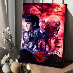 Stranger Things 5 2022 Home Decor Poster Canvas