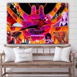 Spider Man: Across the Spider-Verse 2023 Poster Canvas