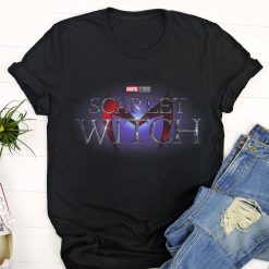 Scarlet Witch Marvel Studio's Official Logo Unisex T Shirt Scarlet Witch Marvel Studio's Official Logo Unisex T Shirt