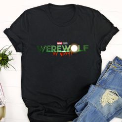 Werewolf By Night Marvel Studio's Official Logo Unisex T Shirt Werewolf By Night Marvel Studio's Official Logo Unisex T Shirt