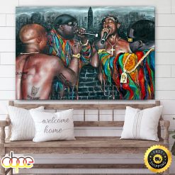 Tupac Makaveli Biggie Smalls Greatest Rappers Dope Canvas