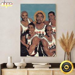 Basketball Art Sports Illustration Poster Canvas