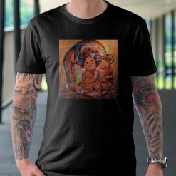 Abstract Baby Biggie And Head Artwork T-Shirt