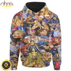 Laminated Rap Legends 80s and 90s 3D Shirt All Over Print