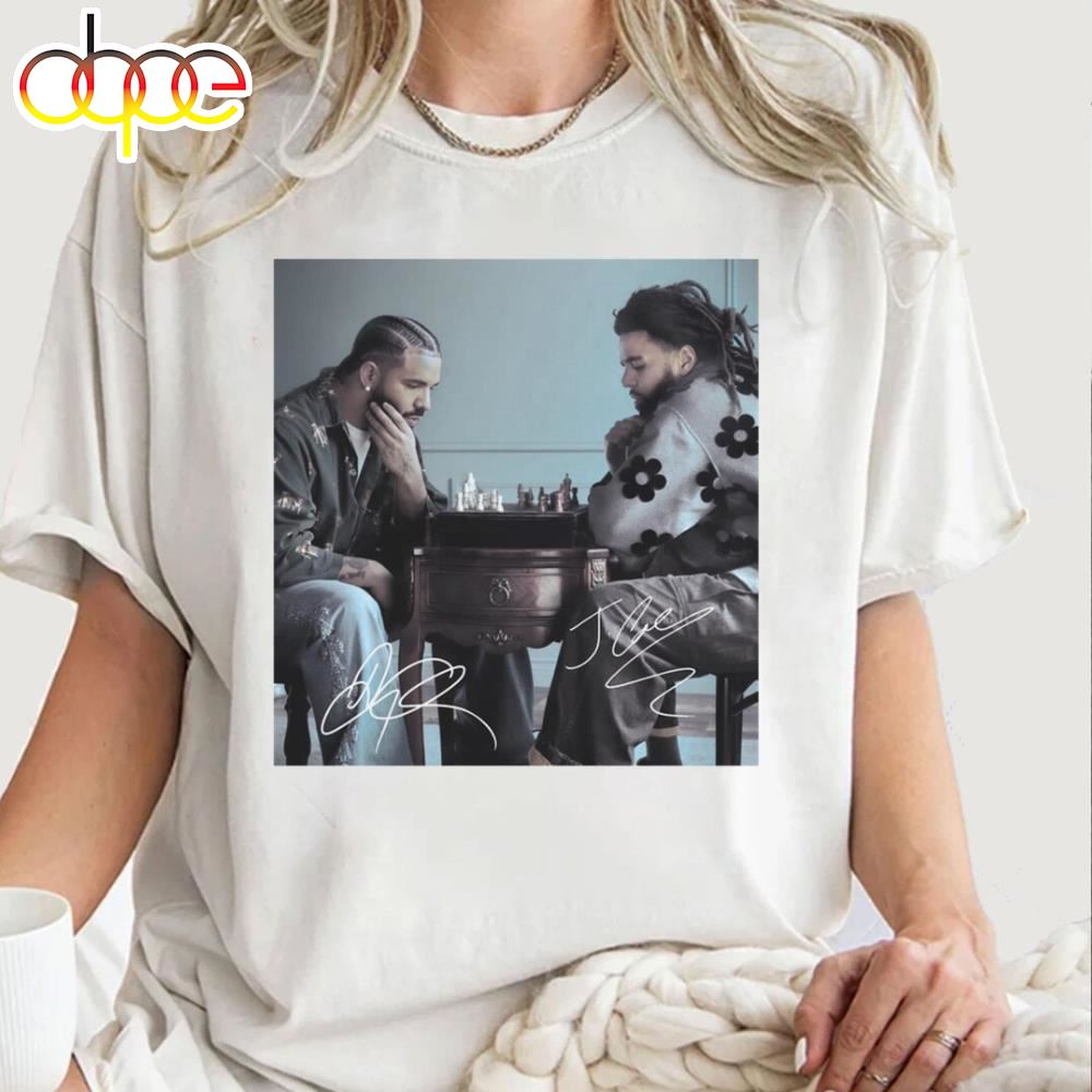 Drake J Cole Its All Blur Tour Shirt Rap Music Tour 2024 T Shirt