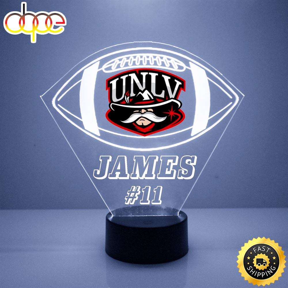 University Of Las Vegas Nevada Football Led Sports Fan Lamp