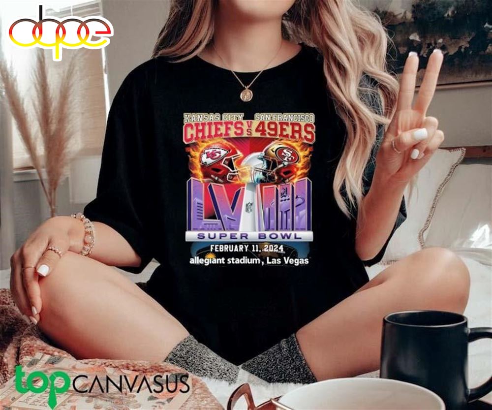 Kansas City Chiefs Vs San Francisco 49ers Super Bowl Lviii February 11 2024 Allegiant Stadium Canvas