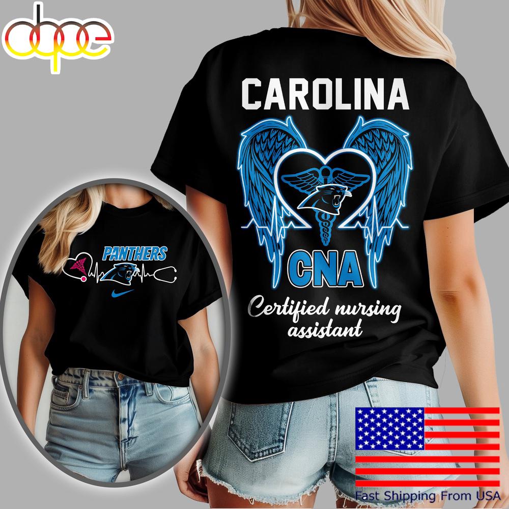 Carolina Panthers NFL Certified Nursing Assistant 3D Shirt