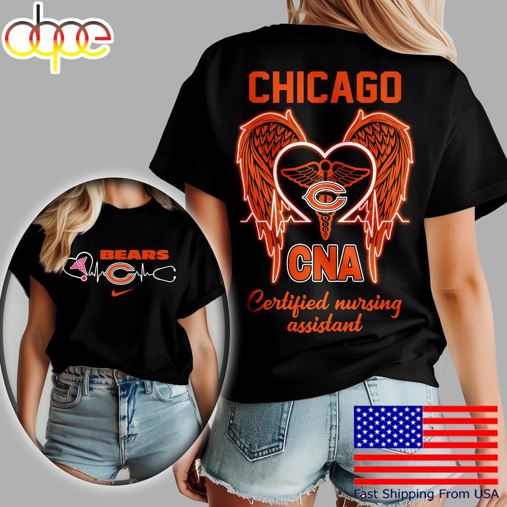 Chicago Bears NFL Certified Nursing Assistant 3D Shirt
