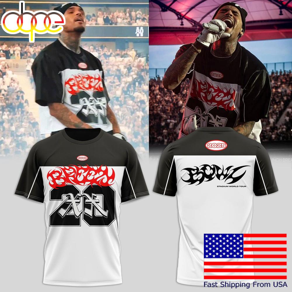 Chris Brown Breezy Bowl XX 2025 T-Shirt