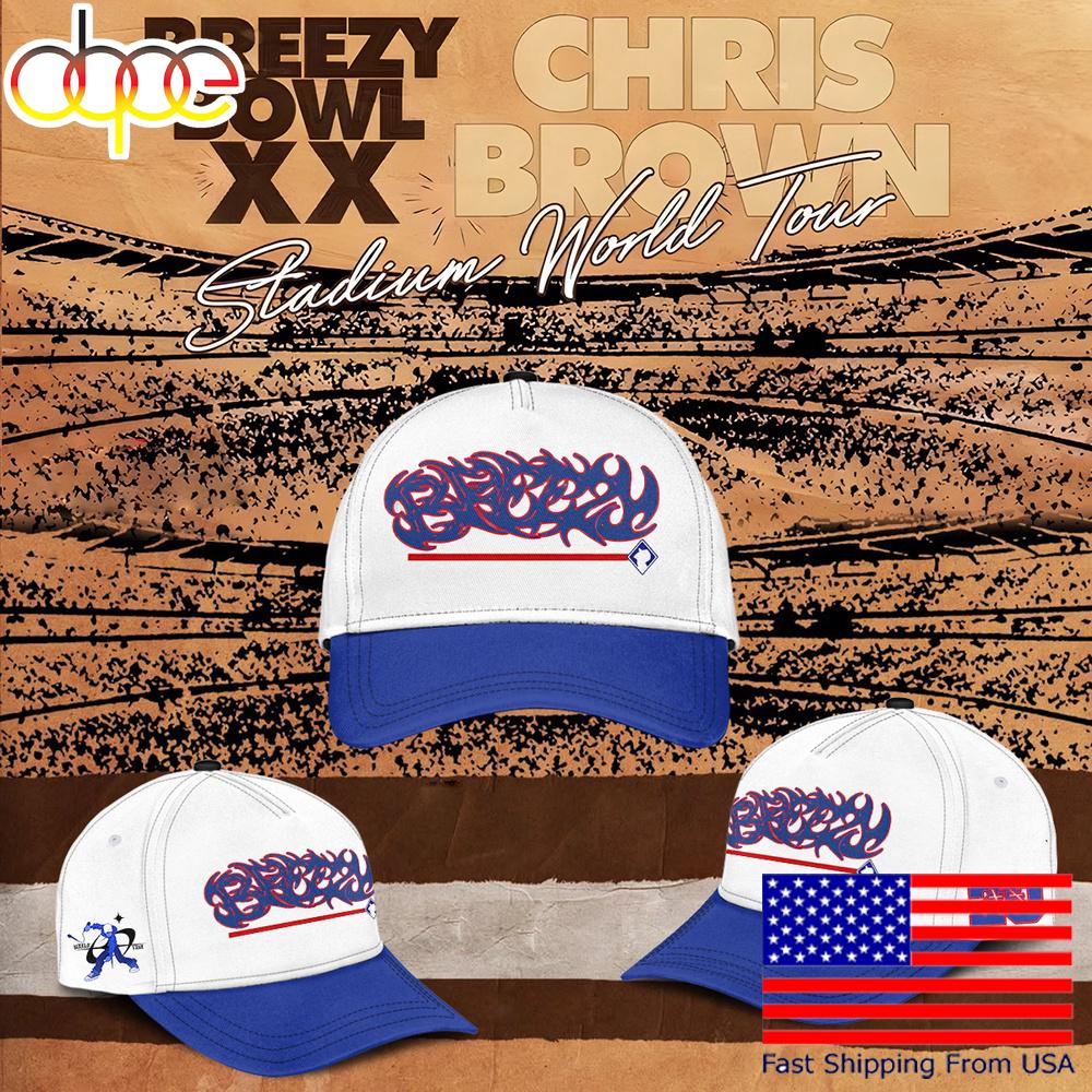 Chris Brown Breezy Bowl XX World Tour Basseball Cap