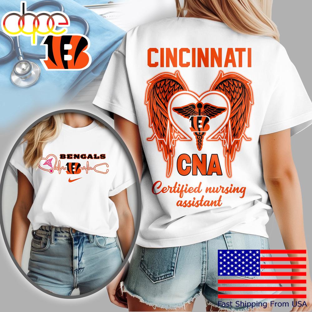 Cincinnati Bengals NFL Certified Nursing Assistant 3D Shirt