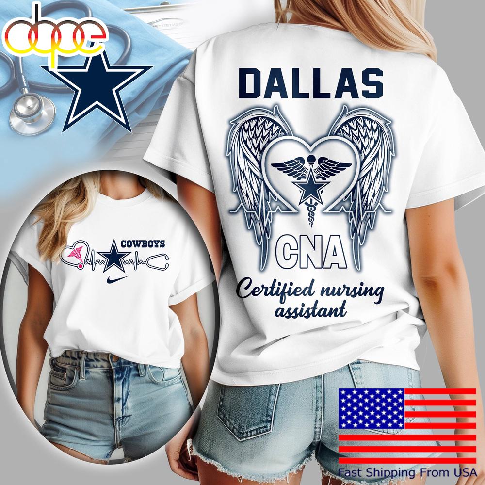 Dallas Cowboys NFL Certified Nursing Assistant 3D Shirt