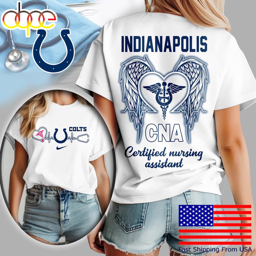 Indianapolis Colts NFL Certified Nursing Assistant 3D Shirt