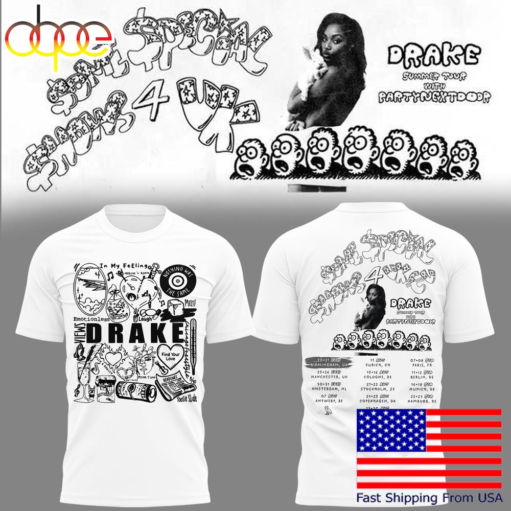 Limited Edition Drake Summer Tour To Birmingham 2025 T-Shirt