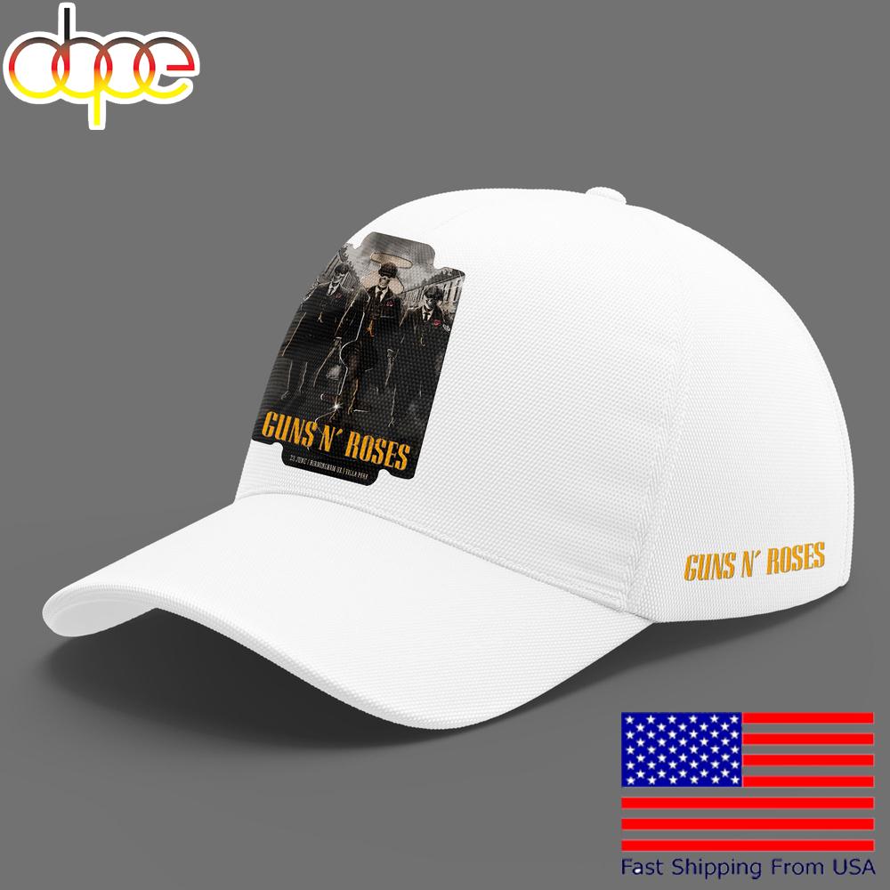 Limited Edition Guns N’ Roses World Tour To Birmingham 2025 White Cap