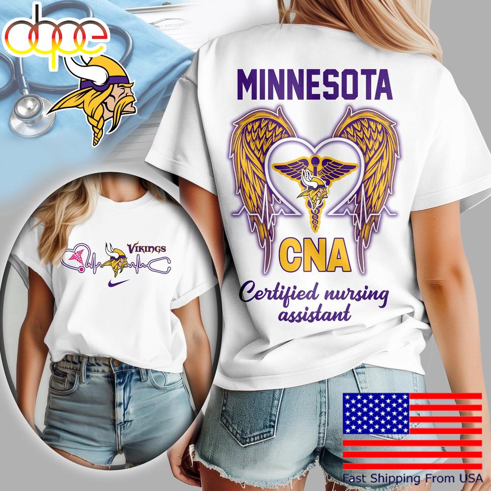 Minnesota Vikings NFL Certified Nursing Assistant 3D Shirt