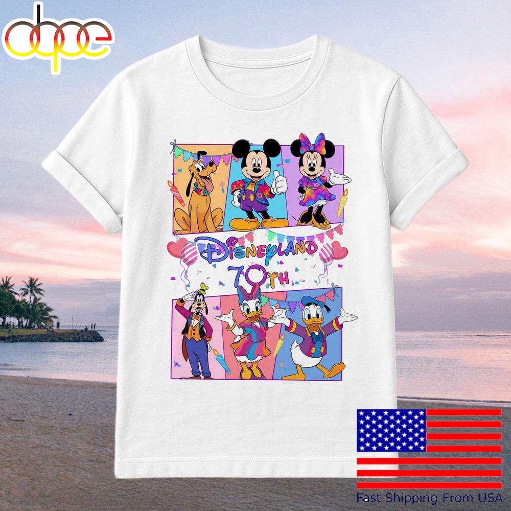Mouse And Friends 70th Anniversary Celebration Magic Kingdom T-Shirt