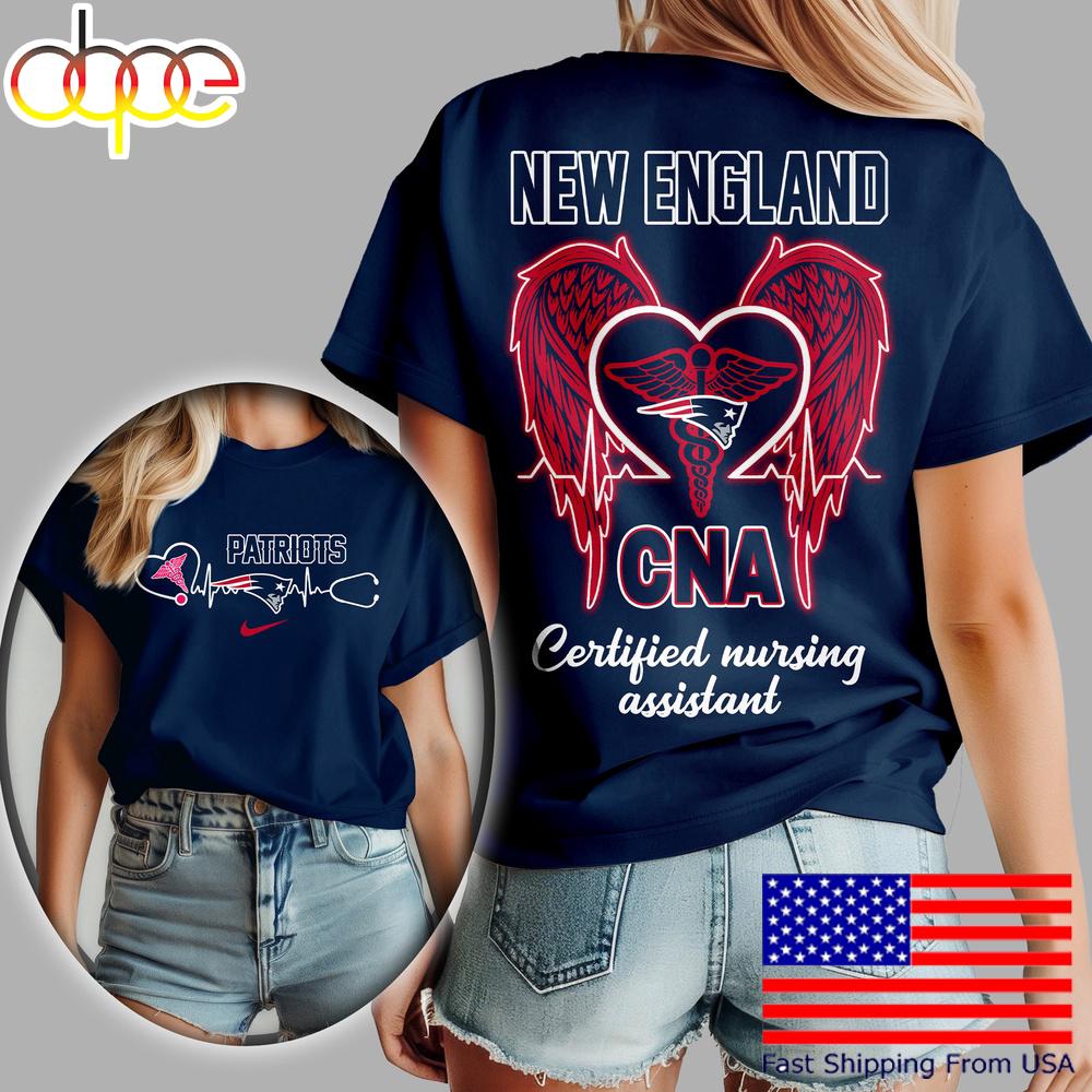 New England Patriots NFL Certified Nursing Assistant 3D Shirt