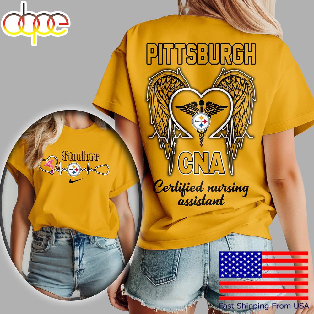 Pittsburgh Steelers NFL Certified Nursing Assistant 3D Shirt