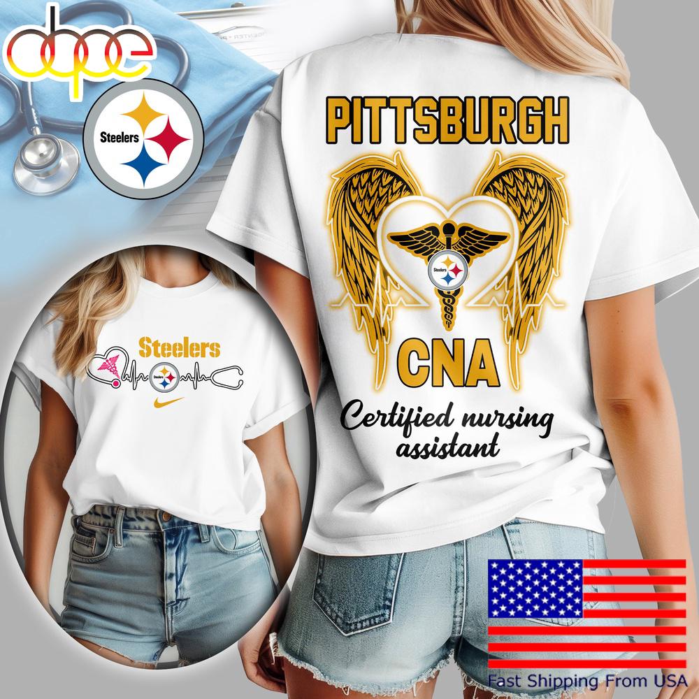 Pittsburgh Steelers NFL Certified Nursing Assistant 3D Shirt