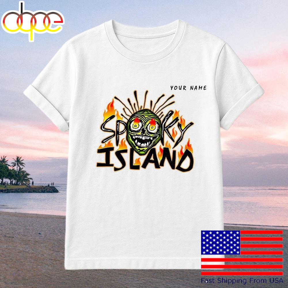 Spooky Island Scooby Collage Custom T-Shirt