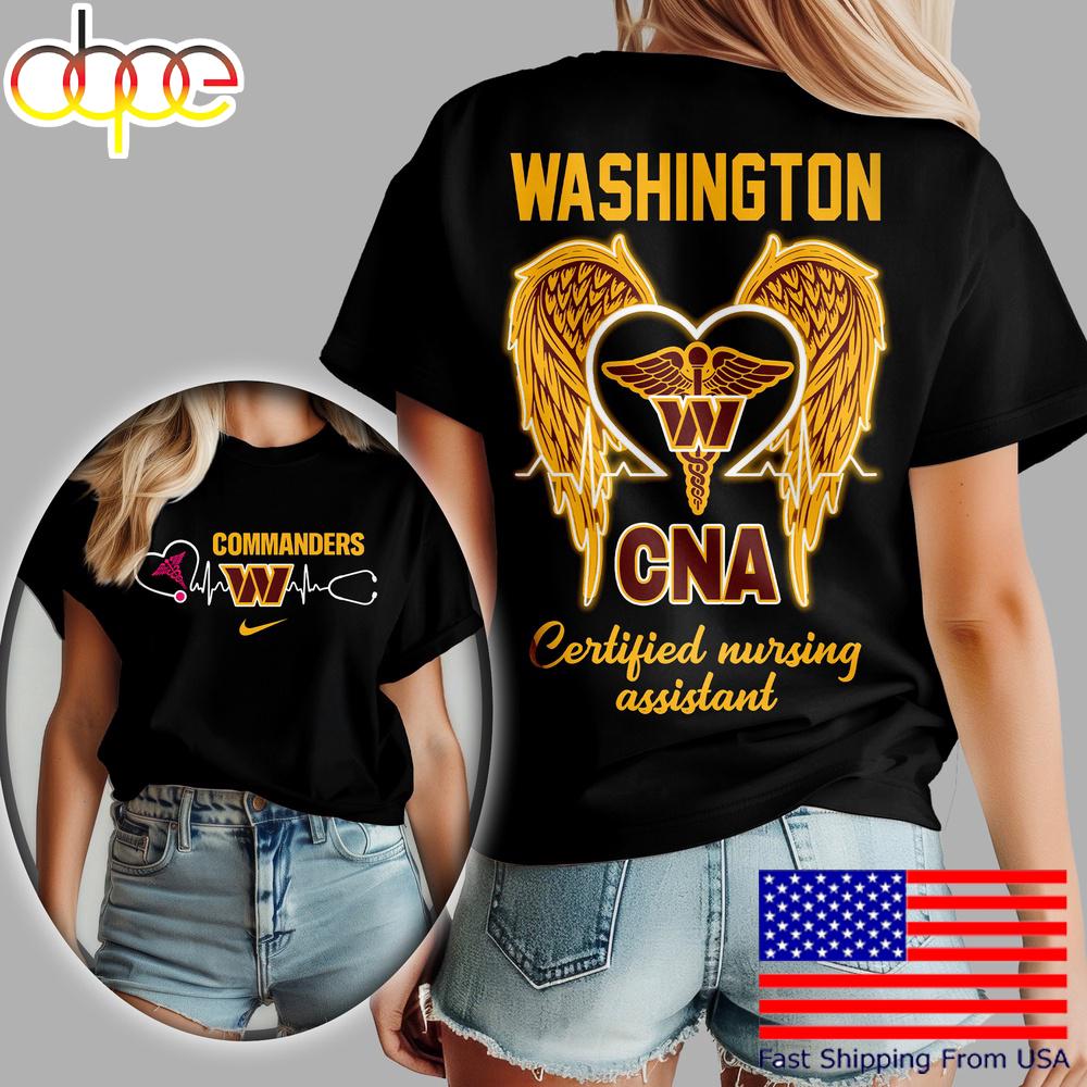 Washington Commanders NFL Certified Nursing Assistant 3D Shirt